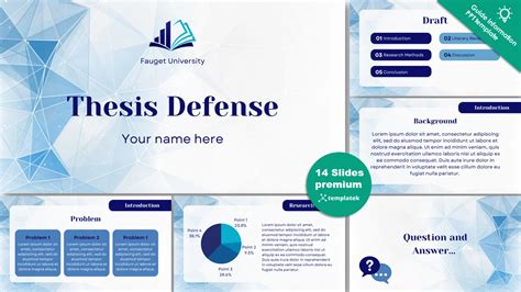 Thesis Defense Presentation Template by PowerPoint Templates