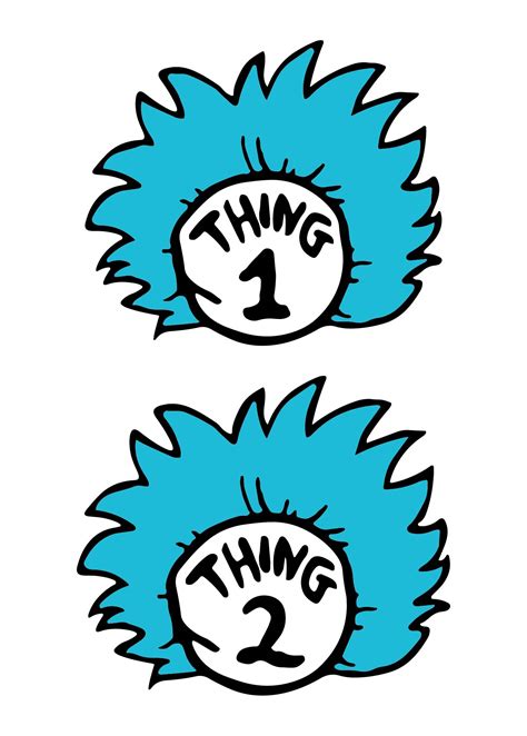 Thing 1 and Thing 2 Template