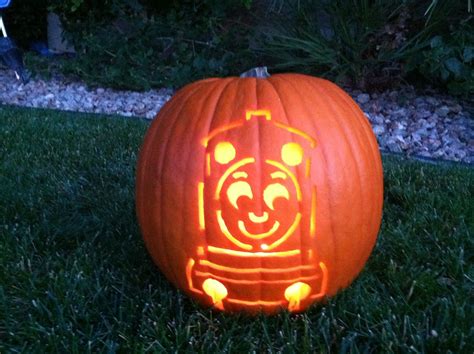 Thomas Train Pumpkin Idea 1