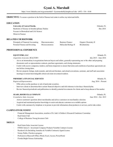 Thurgood Marshall Resume Template Example 1