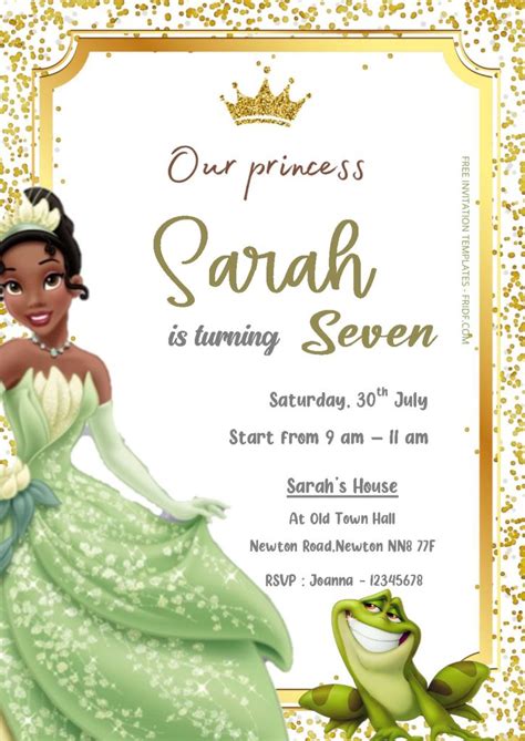 Tiana Invitation Template