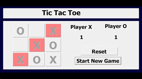 Tic Tac Toe Excel Game