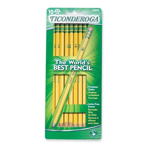 The Smooth Writing Experience of Ticonderoga Pencils