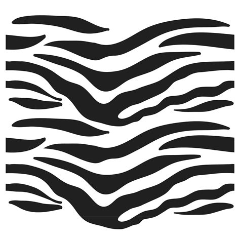 Tiger Stripe Stencil Printable Design Template