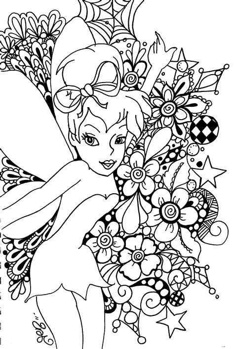 Tinkerbell coloring page gallery 10