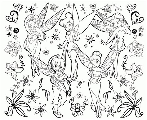 Tinkerbell coloring page gallery 4