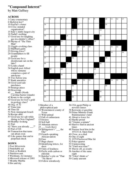 Tips for Solving Eugene Sheffer Crossword Puzzle