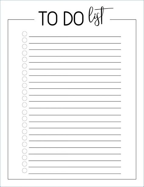 To-Do List Template