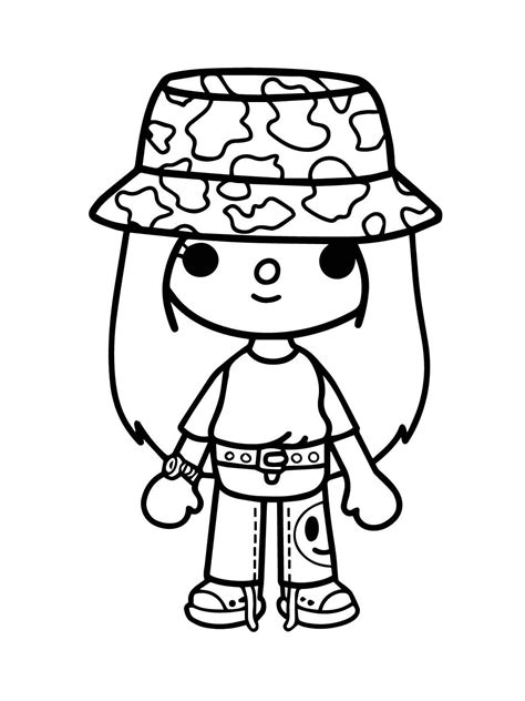 Toca Boca Coloring Pages for Kids