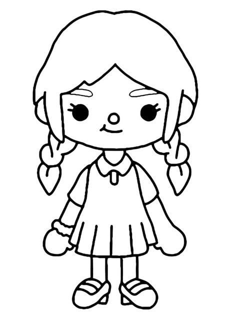 Printable Toca Boca Coloring Pages