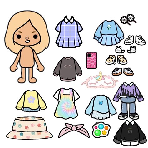 Toca Boca Paper Dolls