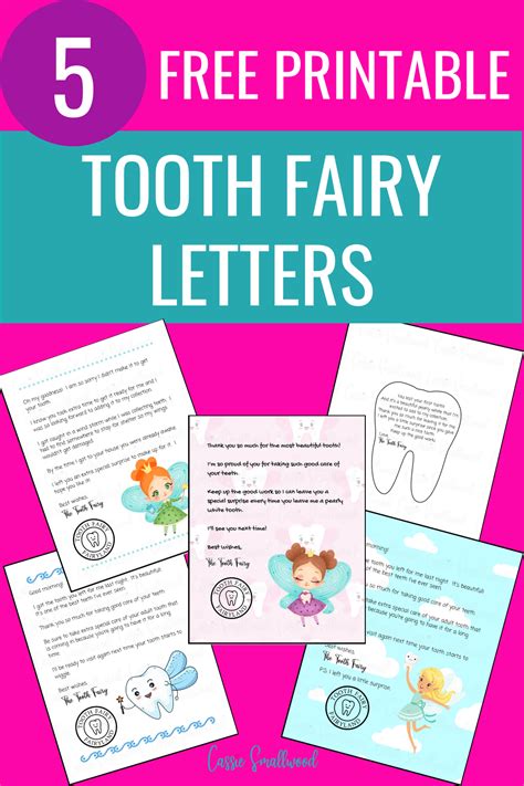 Tooth Fairy Letter Template Gallery 1