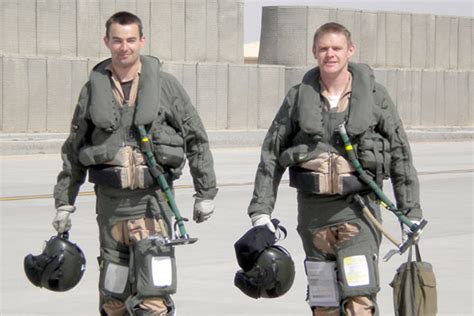 Tornado pilot in cockpit