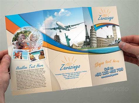 Tourist Destination Brochure Template