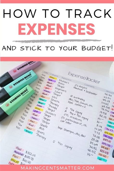 Track Your Expenses