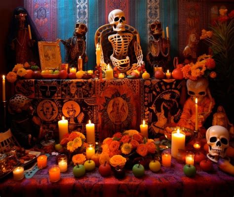 Traditional Altar Day of the Dead Invitation