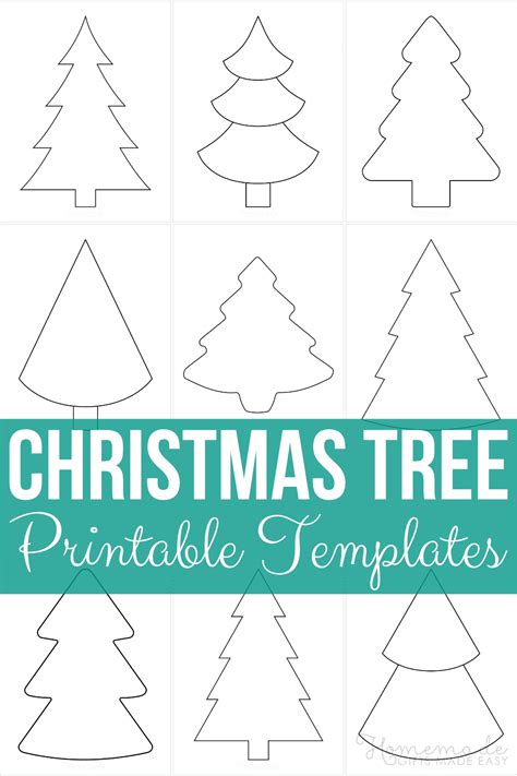 Traditional Christmas Tree Template