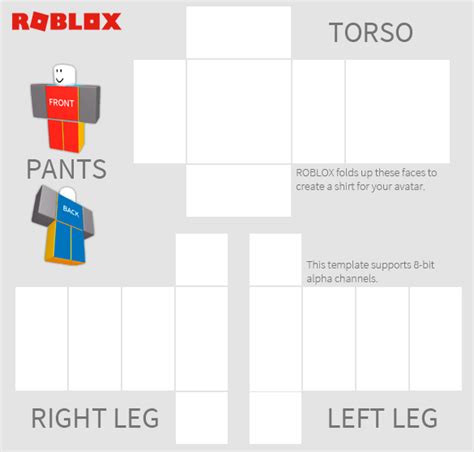 Transparent Pants Template 1