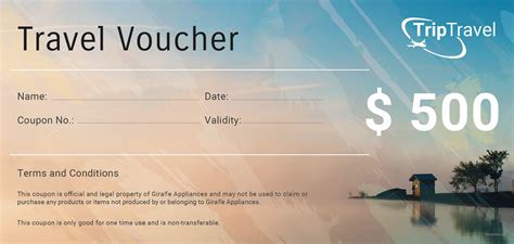 Travel Voucher Template for Microsoft Word