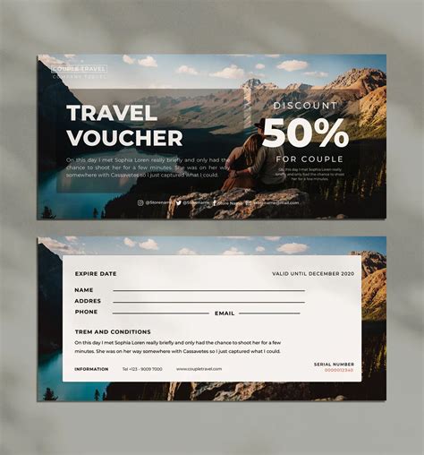 Travel Voucher Template Gallery 2