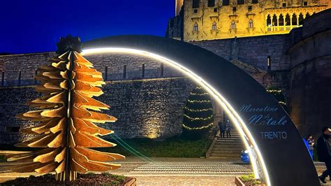 Trento Christmas Market Lights