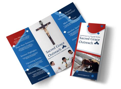 Tri-Fold Church Bulletin Template Examples