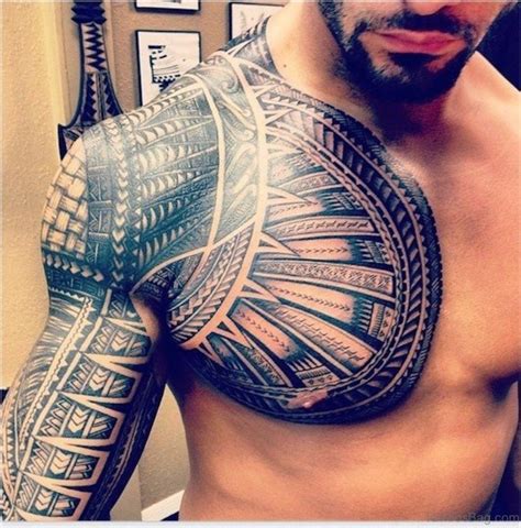 Tribal Chest Tattoo Designs