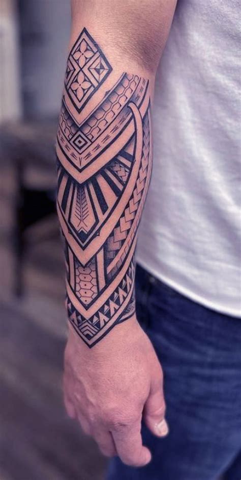 Tribal Forearm Half Sleeve Tattoo Designs