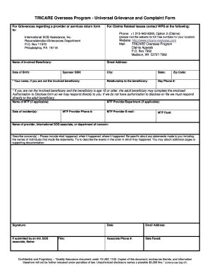 Tricare Complaints