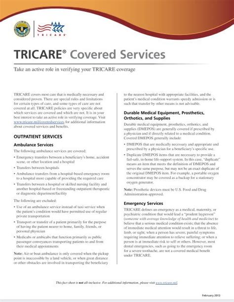 Tricare Services