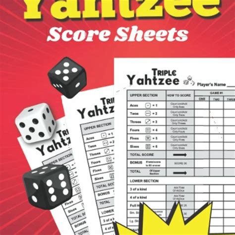 Benefits of Using a Triple Yahtzee Score Sheet