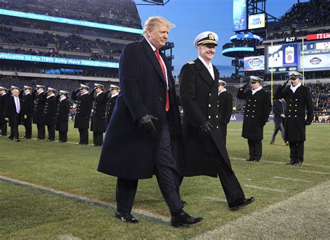 Trump Attends Army-Navy Game