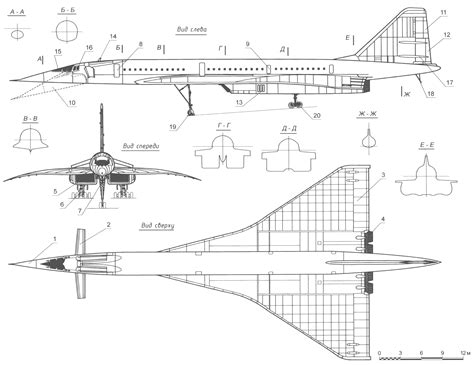 Tu-144 Design Blueprints