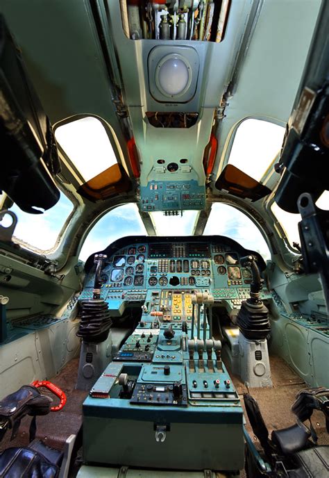 Tu-160 cockpit view