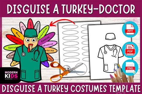 Turkey in Disguise Doctor Outfit