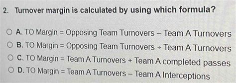 Turnover Margin