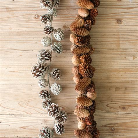 Twine and Pinecone Garland