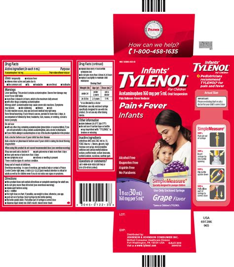 Tylenol Ingredients