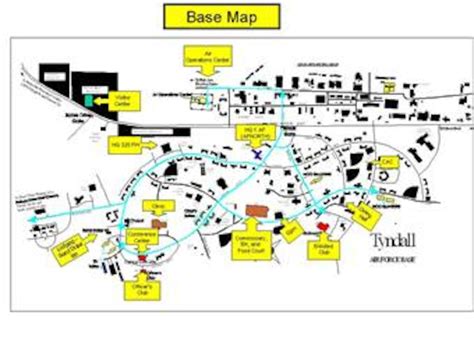 Tyndall Air Force Base Location Map