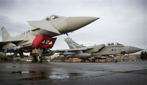 Typhoon in flight