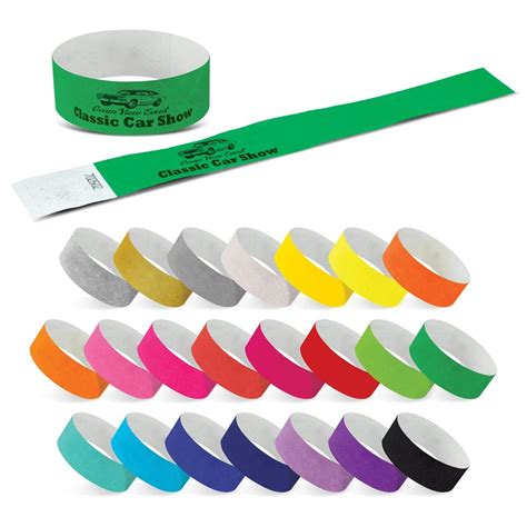 Tyvek Wristband Template 2