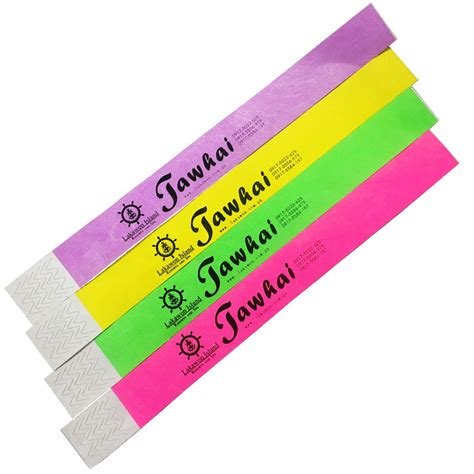 Tyvek Wristband Templates