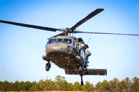 UH-60 Black Hawk helicopter landing