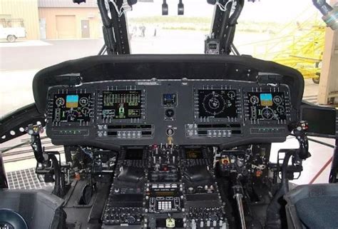 UH-60M Black Hawk cockpit with advanced avionics