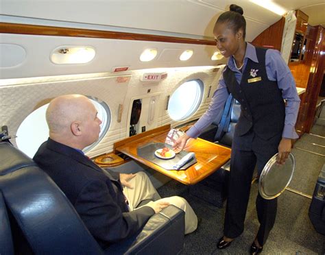 US Air Force Flight Attendant In-Flight