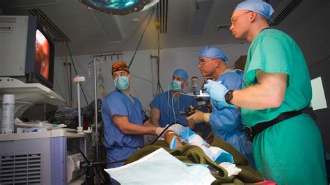 US Air Force Nurse in operating room