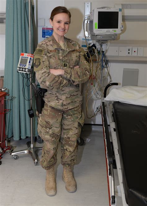 US Air Force Nurse in uniform