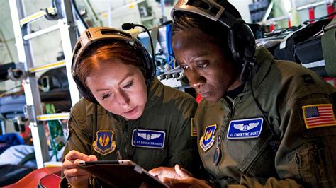 US Air Force Nurse on flight