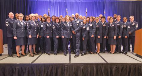 US Air Force Nurse receiving award