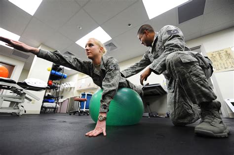 US Air Force Physical Therapist Treatment